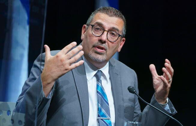 June 15, 2021, Montreal, PQ, Canada: Daniel Pare, head of the Quebec vaccination program, responds to a question during a news conference in Montreal, on Tuesday, June 15, 2021. Montreal Canada  - ZUMAc35_ 20210615_zaf_c35_043 Copyright: xPaulxChiassonx