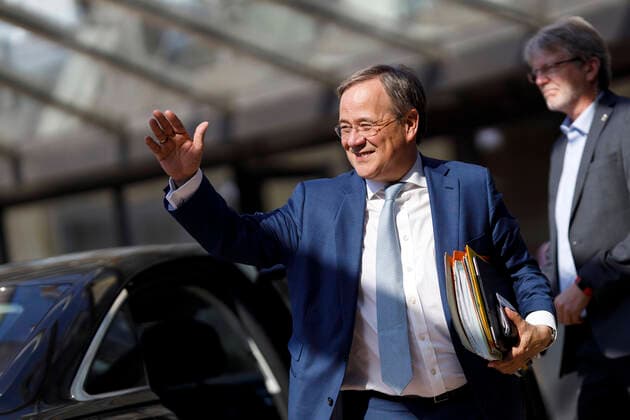 Armin Laschet at the 131 plenary session of the NRW state parliament Düsseldorf, 16 06 2021 Foto:xC.xHardtx xFuturexImage