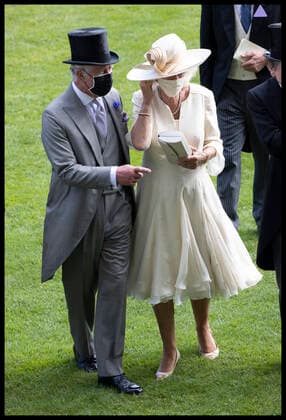 Entertainment Bilder des Tages . 16 06 2021. Ascot, United Kingdom. Prince Charles, Prince of Wales and Camilla, Duchess of Cornwall on day two of Royal Ascot.  xStephenxLockx xi-Imagesx IIM-22283-0128
