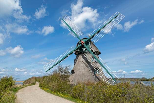 Windmill Charlotte, Goldhöft, Nature Reserve Geltinger Birk, Geltinger Bay, Schleswig Holstein, Germany, Europe Copyright: imageBROKER/SiegfriedxKuttig iblshg06752768.jpg
