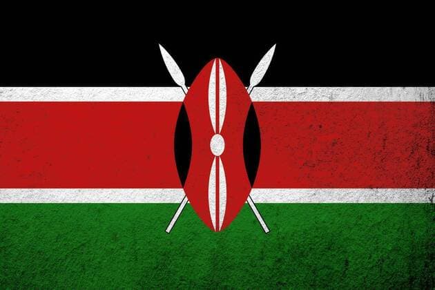  The Republic of Kenya National flag. Grunge background, 20.04.2020 17:37:53, Copyright: xchernobrovinx Panthermedia28347111