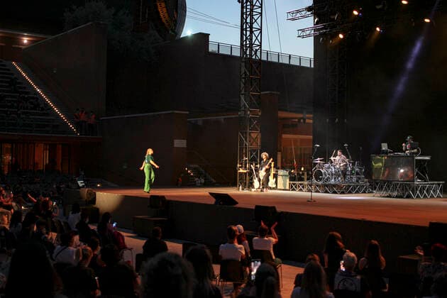 Emma in Fortuna Live 21 Tour at the Cavea of the Auditorium Parco della Musica in Rome Emma in Fortuna Live 21 Tour at the Cavea of the Auditorium Parco della Musica in Rome. The singer performed by presenting her latest work, after the pandemic stopped. Rome Lazio Italy Copyright: DanielaxFranceschelli