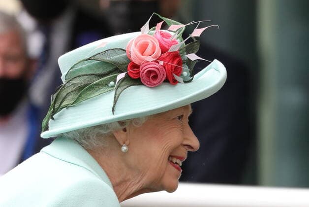 Entertainment Themen der Woche KW24 . 19 06 2021. Ascot , United Kingdom. Queen Elizabeth II on the final day of Royal Ascot.  xStephenxLockx xi-Imagesx IIM-22297-0072