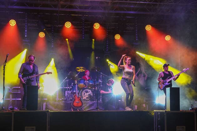 20210620 Mit Abstand Festival Farewell Concert Opus RADFELD, AUSTRIA JUNE 20 Ewald Sunny Pfleger Guitar, Guenter Grasmuc Copyright: xBEAUTIFULxSPORTS Kettnerx