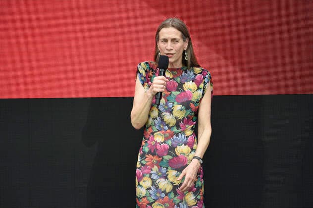 Mariette Rissenbeek at the award ceremony of the Audience Award Competition 2021 at the Berlinale Summer Special 2021 71 Berlin International Film Festival at the open-air cinema Museumsinsel Berlin, 20 06 2021 Foto:xN.xKubelkax xFuturexImage