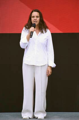 Winner Maria Speth at the award ceremony of the Audience Award Competition 2021 for the documentary film Herr Bachmann und seine Klasse at the Berlinale Summer Special 2021 71 Berlin International Film Festival at the open-air cinema Museumsinsel Berlin, 20 06 2021 Foto:xN.xKubelkax xFuturexImage
