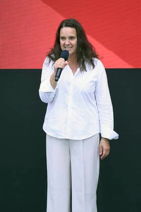 Winner Maria Speth at the award ceremony of the Audience Award Competition 2021 for the documentary film Herr Bachmann und seine Klasse at the Berlinale Summer Special 2021 71 Berlin International Film Festival at the open-air cinema Museumsinsel Berlin, 20 06 2021 Foto:xN.xKubelkax xFuturexImage