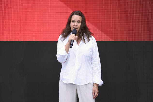 Winner Maria Speth at the award ceremony of the Audience Award Competition 2021 for the documentary film Herr Bachmann und seine Klasse at the Berlinale Summer Special 2021 71 Berlin International Film Festival at the open-air cinema Museumsinsel Berlin, 20 06 2021 Foto:xN.xKubelkax xFuturexImage
