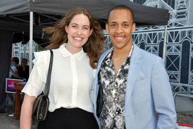 Award ceremony of the First Steps Award 2021 Jerry Hoffmann with girlfriend arrival to the 22 award ceremony, red carpet to the newcomer award First Steps Award 2021 at the Holzmarkt in Berlin on 21 06 2021 Photopress Mueller