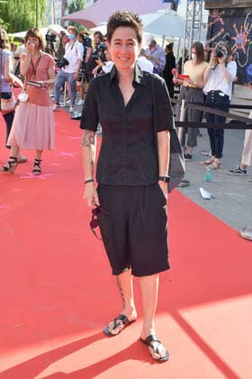 Award ceremony of the First Steps Award 2021 Dunja Hayali arrival to the 22 award ceremony, red carpet to the young talent award First Steps Award 2021 at Holzmarkt in Berlin on 21 06 2021 Photopress Mueller