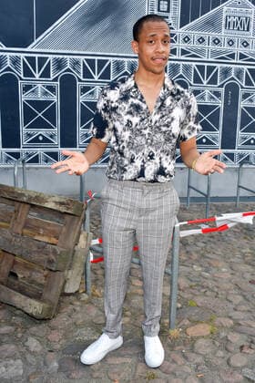 First Steps Award 2021 Jerry Hoffmann Arrival to the 22 Award Ceremony, red carpet to the Young Talent Award First Steps Award 2021 at the Holzmarkt in Berlin on 21 06 2021 Photopress Mueller