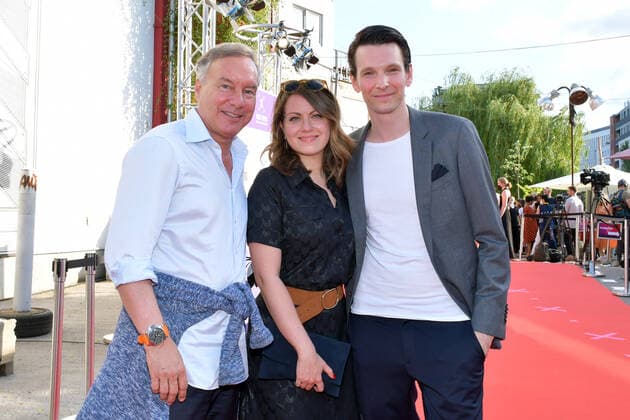 Award ceremony of the First Steps Award 2021 Nico Hofmann, Alice Dwyer with husband Sabin Tambrea arrival to the 22 award ceremony, red carpet to the newcomer award First Steps Award 2021 at the Holzmarkt in Berlin on 21 06 2021 Photopress Mueller