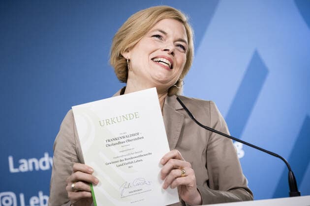 Federal Minister of Agriculture Julia Kloeckner, CDU, taken at the award ceremony of the insect competition in Berlin 22 06 2021 Berlin Germany Copyright: xFelixxZahn photothek.netx