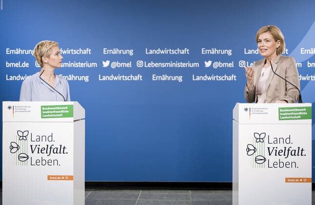 Federal Minister of Agriculture Julia Kloeckner, CDU, taken at the award ceremony of the insect competition in Berlin 22 06 2021 Berlin Germany Copyright: xFelixxZahn photothek.netx