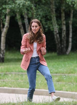 Catherine, Duchess of Cambridge visits the Natural History Museum in London. During the visit she was shown around the Urban Nature Project by museum director Dr. Doug Gurr. Featuring: Catherine, Duchess Of Cambridge Where: London, United Kingdom When: 22 Jun 2021 Credit: John Rainford Cover Images **NOT AVAILABLE FOR PUBLICATION IN THE UK** Copyright: xx 41525757 EDITORIAL USE ONLY. NOT FOR USE BY NEWSPAPERS BASED IN THE UK.