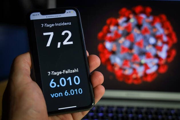 Coronavirus in Germany Covid 19 Dashboard of the Robert Koch Institute 23 06 2021 Robert Koch Institute 7 days Incidence 7.2 7 days Number of cases 6 010 COVID 19 cases 3 723 798 Addition by 1 016 compared to the previous day COVID 19 deaths 90 523 Addition by 51 compared to the previous day
