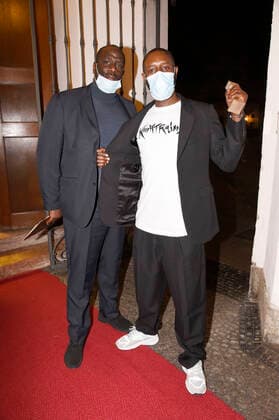 Steve Tientcheu and Ladj Ly at the 20 German Film Peace Award ceremony Die Brücke at Cuvillies Theater Munich, 22 06 2021 Foto:xS.xAdamx xFuturexImage