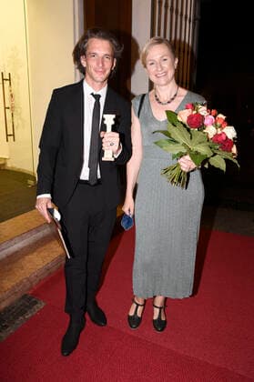 Jan Philipp Weyl with company at the 20 award ceremony of the Peace Prize of the German Film Die Brücke at Cuvillies Theater Munich, 22 06 2021 Foto:xS.xAdamx xFuturexImage