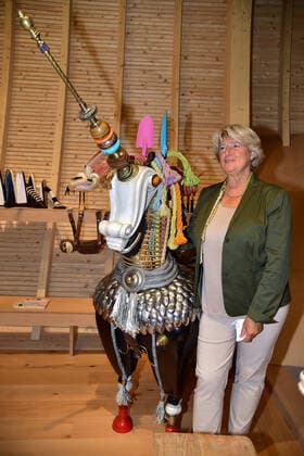 Eröffnung ANOHA im Jüdischen Museum Berlin Prof. Monika Grütters, MdB Kulturministerin, mit einem Einhorn PK zur Eröffnung der Kinderwelt ANOHA im Jüdischen Museum in Berlin am 23.06.2021 *** Opening ANOHA at the Jewish Museum Berlin Prof Monika Grütters, MdB Minister of Culture, with a unicorn PK for the opening of the childrens world ANOHA at the Jewish Museum in Berlin on 23 06 2021 Photopress Mueller