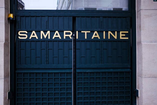 Architektur von SANAA Samaritaine Reopens Its Doors In Paris Entry of La Samaritaine in Paris, France, on June 23, 2021. After sixteen years of renovation work, the department store on rue de Rivoli in Paris, owned by LVMH, La Samaritaine reopened its doors. Paris France koebel-notitle210623_npAc1  Copyright: xVincentxKoebelx