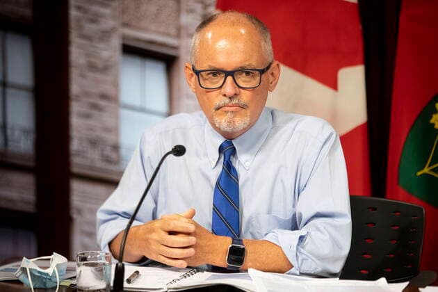 June 24, 2021, Toronto, on, Canada: Dr. Kieran Moore attends a press briefing at Queens Park in Toronto on Thursday June 24, 2021. Moore will officially take over the job of Ontario s chief medical officer of the health on June 26. Toronto Canada  - ZUMAc35_ 20210624_zaf_c35_019 Copyright: xChrisxYoungx