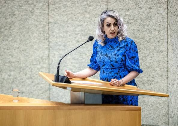 THE HAGUE Nilufer Gundogan Volt in the House of Representatives during a debate about the developments surrounding the corona virus REMKO DE WAAL W  Copyright: xHollandsexHoogtex xxANPx x432983675x