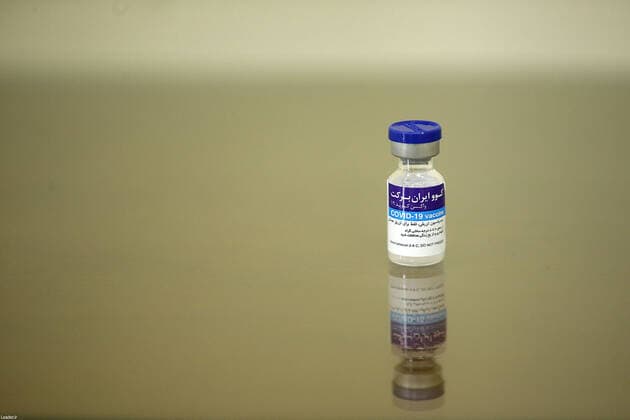 June 25, 2021, Tehran, Tehran, Iran: A handout picture provided by the Iranian supreme leader Ayatollah Ali Khamenei s office shows a vial of the locally-made Covid-19 vaccine, COVIran Barekat, in Tehran, on June 25, 2021. The Iranian Supreme Leader received today the first dose of an Iranian-designed and manufactured anti covid vaccine, not yet approved by the health authorities of the Islamic Republic, his services announced. Aged 81, Ayatollah Khamenei has received the first dose of Iran s coronavirus vaccine, a message posted on his official Persian Twitter account. Tehran Iran - ZUMAi98_ 20210625_zih_i98_005 Copyright: xIranianxSupremexLeader SxOfficex