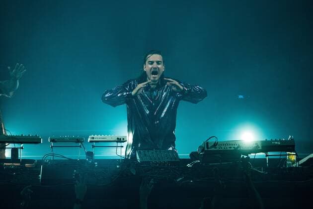 AMSTERDAM Dj Reinier Zonneveld during a performance in Paradiso The pop stage reopens its doors at full capacity Inside, visitors do not have to keep 1 5 meters away ANP PAUL BERGEN  Copyright: xHollandsexHoogtex xxANPx x433047001x