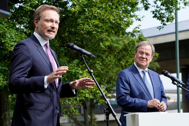 Anniversary of the signing of the coalition agreement between CDU and FDP in North Rhin