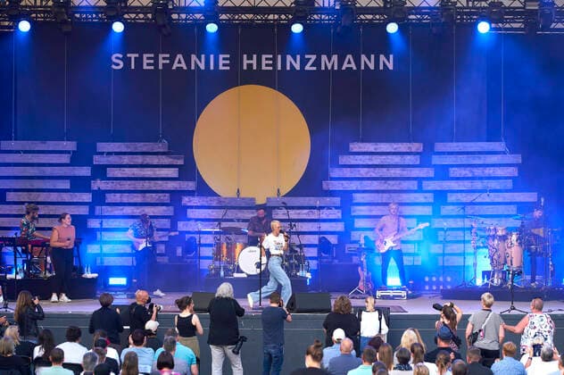 Stefanie Heinzmann live as part of the concert series Back on Stage at the Gilde Parkbühne Hannover, 26 06 2021 Foto:xU.xStammx xFuturexImage