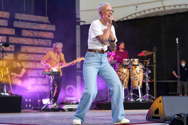 Stefanie Heinzmann live as part of the concert series Back on Stage at the Gilde Parkbühne Hannover, 26 06 2021 Foto:xU.xStammx xFuturexImage