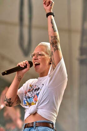 Stefanie Heinzmann live as part of the concert series Back on Stage at the Gilde Parkbühne Hannover, 26 06 2021 Foto:xU.xStammx xFuturexImage
