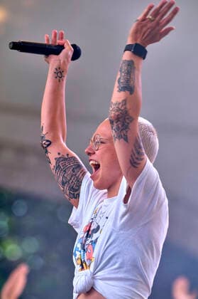 Stefanie Heinzmann live as part of the concert series Back on Stage at the Gilde Parkbühne Hannover, 26 06 2021 Foto:xU.xStammx xFuturexImage