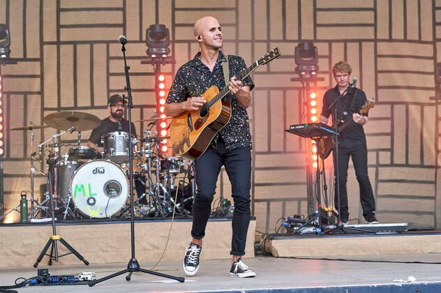 Milow live as part of the concert series Back on Stage at the Gilde Parkbühne Hannover, 27 06 2021 Foto:xU.xStammx xFuturexImage