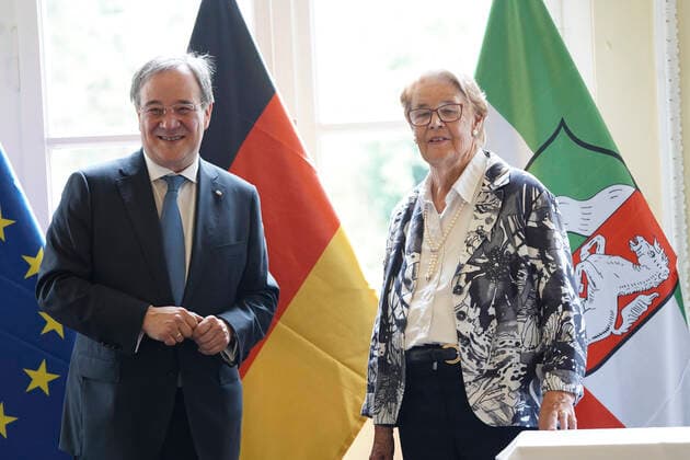 Award of the Order of Merit of the State of North Rhine-Westphalia by Armin Laschet Current, 28 06 2021, Duesseldorf, Armin Laschet Prime Minister of North Rhine-Westphalia, CDU Chairman and candidate for Chancellor awards the Order of Merit of the Stat