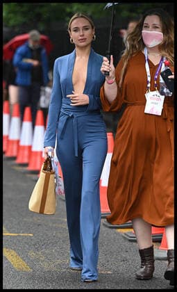 . 28 06 2021. London, United Kingdom. Kimberley Garner arriving for the opening day of the Wimbledon Tennis Championships in London.  xStephenxLockx xi-Imagesx IIM-22328-0081