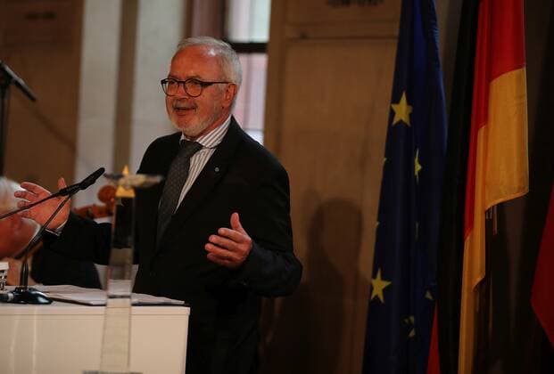 28 06 2021 Frankfurt am Main, Römer European Banker of the Year 2019 Honouring Werner Hoyer, President of the European Investment Bank EIB Picture shows Werner Hoyer, President of the European Investment Bank EIB HP