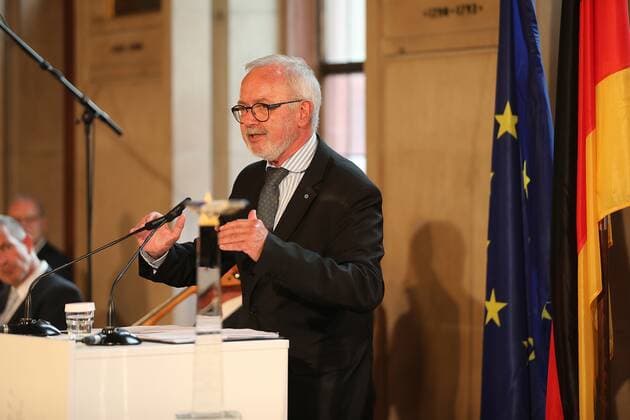 28 06 2021 Frankfurt am Main, Römer European Banker of the Year 2019 Honouring Werner Hoyer, President of the European Investment Bank EIB Picture shows Werner Hoyer, President of the European Investment Bank EIB HP