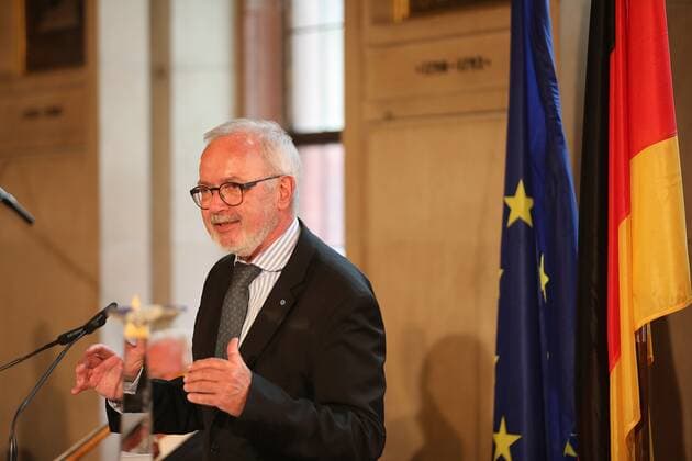 28 06 2021 Frankfurt am Main, Römer European Banker of the Year 2019 Honouring Werner Hoyer, President of the European Investment Bank EIB Picture shows Werner Hoyer, President of the European Investment Bank EIB HP