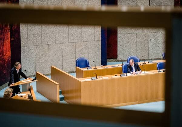 THE HAGUE Outgoing State Secretary Hans Vijlbrief of Finance during the weekly question time in the House of Representatives ANP BART SIZE  Copyright: xHollandsexHoogtex xxANPx x433184404x