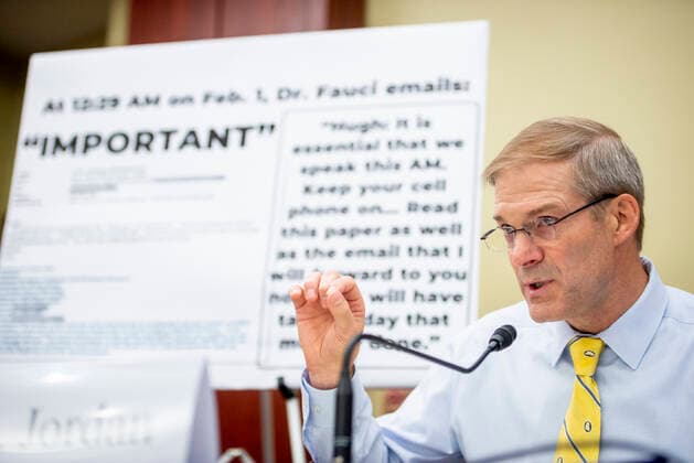 June 29, 2021, Washington, District of Columbia, USA: United States Representative Jim Jordan (Republican of Ohio) offers remarks at a Republican-led forum on the origins of the COVID-19 virus, at the U.S. Capitol, at the US Capitol in Washington, DC, Tuesday, June 29, 2021. Credit: Rod Lamkey CNP Washington USA - ZUMAs152 20210629_zaa_s152_101 Copyright: xRodxLamkeyx-xCnpx