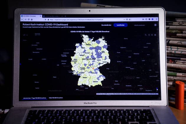 Coronavirus in Germany Covid 19 Dashboard of the Robert Koch Institute 30 06 2021 Robert Koch Institute 7 days Incidence 5.2 7 days Number of cases 4 314 COVID 19 cases 3 728 141 Addition of 808 compared to the previous day COVID 19 deaths 90 875 Addition of 56 compared to the previous day