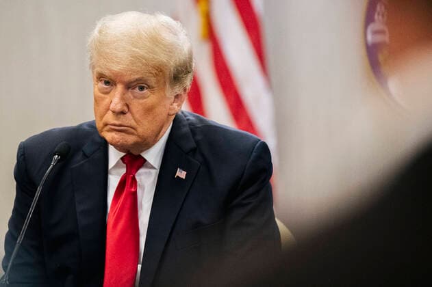 June 30, 2021, Weslaco, Texas, USA: Former President DONALD TRUMP attends a border security briefing to discuss further plans in securing the southern border wall. Gov. Abbott has pledged to build a state-funded border wall between Texas and Mexico as a surge of mostly Central American immigrants crossing into the United States has challenged U.S. immigration agencies. So far in 2021, U.S. Border Patrol agents have apprehended more than 900,000 immigrants crossing into the United States on the southern border. Weslaco USA - ZUMAz113 20210630_znh_z113_001 Copyright: xBrandonxBell POOLx
