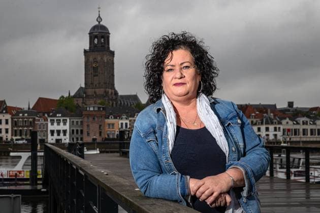 DEVENTER - 30-06-2021. Caroline van der Plas voor interview in Z met lijsttrekker BoerBurgerBeweging uit Deventer. Foto; Ronald Hissink Caroline van der Plas  x12356973x Copyright: