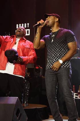 HOLLYWOOD, CA - JULY 1: Bobby Brown and Tank at Keith Sweat VERZUZ Bobby Brown at Avalon in Hollywood, California on July 1, 2021. Copyright: xWalikxGoshorn MediaPunchx