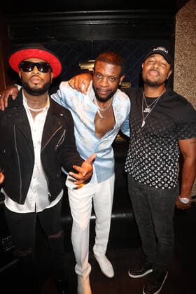 HOLLYWOOD, CA - JULY 1: Pleasure P, Keith Sweat and Tank at Keith Sweat VERZUZ Bobby Brown at Avalon in Hollywood, California on July 1, 2021. Copyright: xWalikxGoshorn MediaPunchx