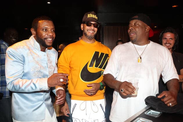 HOLLYWOOD, CA - JULY 1: Keith Sweat, Swizz Beatz and Bobby Brown at Keith Sweat VERZUZ Bobby Brown at Avalon in Hollywood, California on July 1, 2021. Copyright: xWalikxGoshorn MediaPunchx