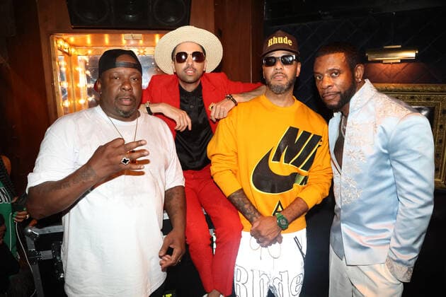 HOLLYWOOD, CA - JULY 1: Bobby Brown, DJ Cassidy, Swizz Beatz and Keith Sweat at Keith Sweat VERZUZ Bobby Brown at Avalon in Hollywood, California on July 1, 2021. Copyright: xWalikxGoshorn MediaPunchx
