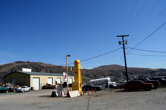The village of Lytton British Columbia Canada , photo taken on September 11, 2008 The Canadian village was almost completely destroyed by fire on July 1, 2021 ARCHIVE PICTURE Lytton Canada