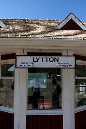 The village of Lytton British Columbia Canada , photo taken on September 11, 2008 The Canadian village was almost completely destroyed by fire on July 1, 2021 ARCHIVE PICTURE Lytton Canada